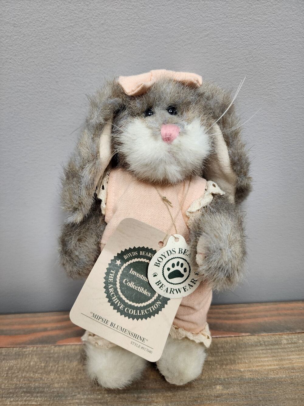 Vintage Boyds Bears Bunny Archive Collection 7" MIPSIE BLUMENSHINE